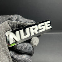 1PC NURSE Emblem – Acrylic Tailgate or Fender Badge for Car, SUV, Truck