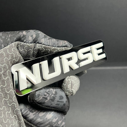 1PC NURSE Emblem – Acrylic Tailgate or Fender Badge for Car, SUV, Truck