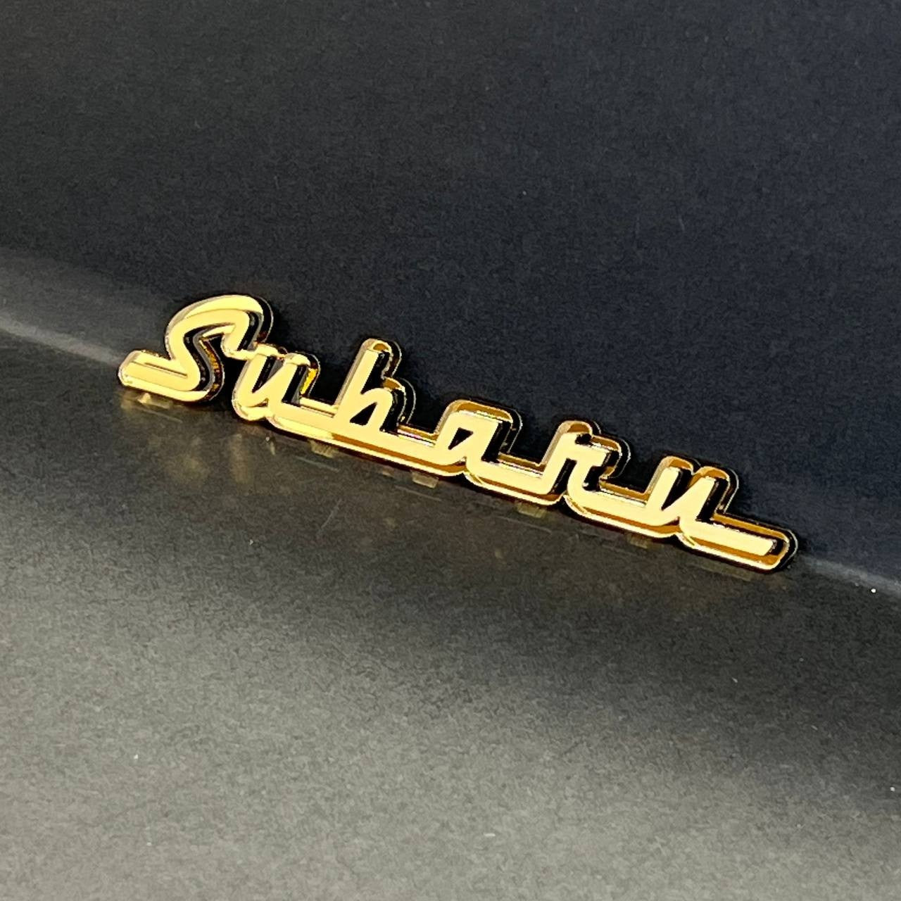 1PC Subaru Emblem – 3D Acrylic Fender or Trunk Badge for Subaru Models