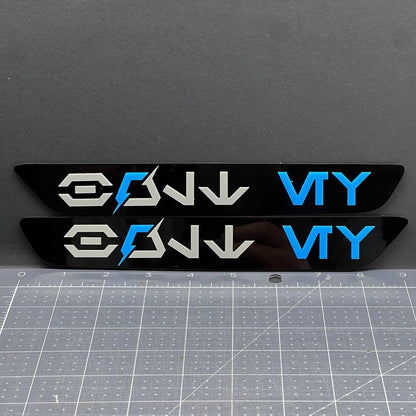 Chevy Bolt EV Blank Emblems 2PCS – Front Fender Badge Sticker Decals