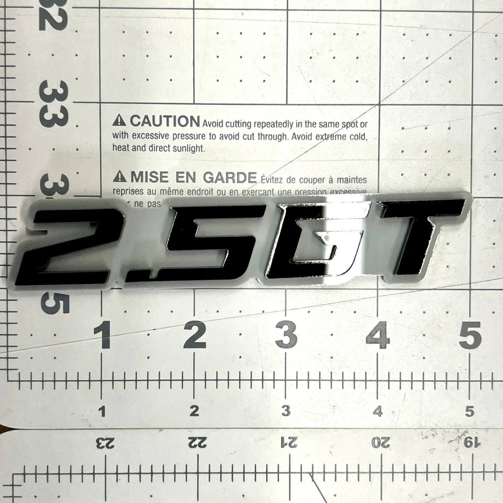 2.5 GT Multicolor 3D Emblem – Durable Acrylic Badge for SUBARU Vehicles