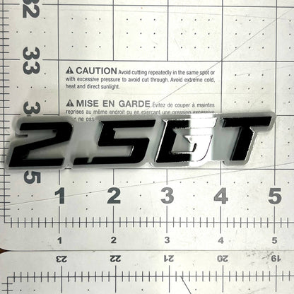 2.5 GT Multicolor 3D Emblem – Durable Acrylic Badge for SUBARU Vehicles