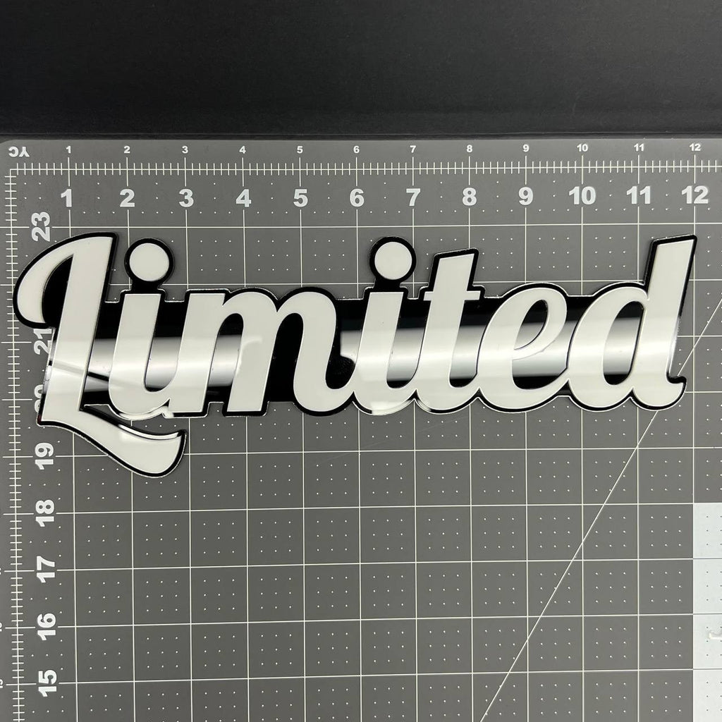 1PC LIMITED 3D Acrylic Emblem Badge for Car SUV or Truck – Fender/Tailgate