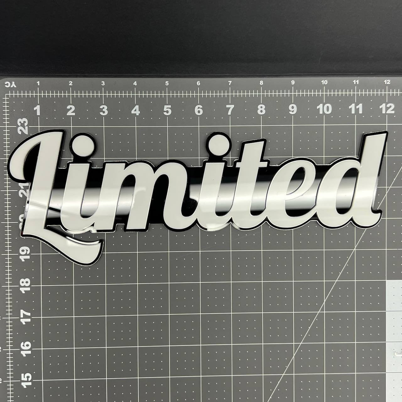 1PC LIMITED 3D Acrylic Emblem Badge for Car SUV or Truck – Fender/Tailgate