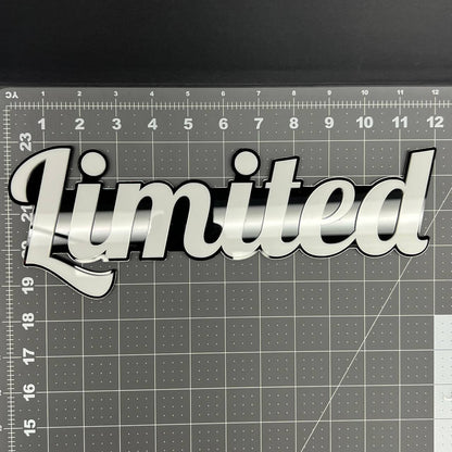 1PC LIMITED 3D Acrylic Emblem Badge for Car SUV or Truck – Fender/Tailgate
