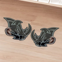 Rhino Badges Emblem Car/Truck,(2) BADGES, Fender Angry Agressive Raging