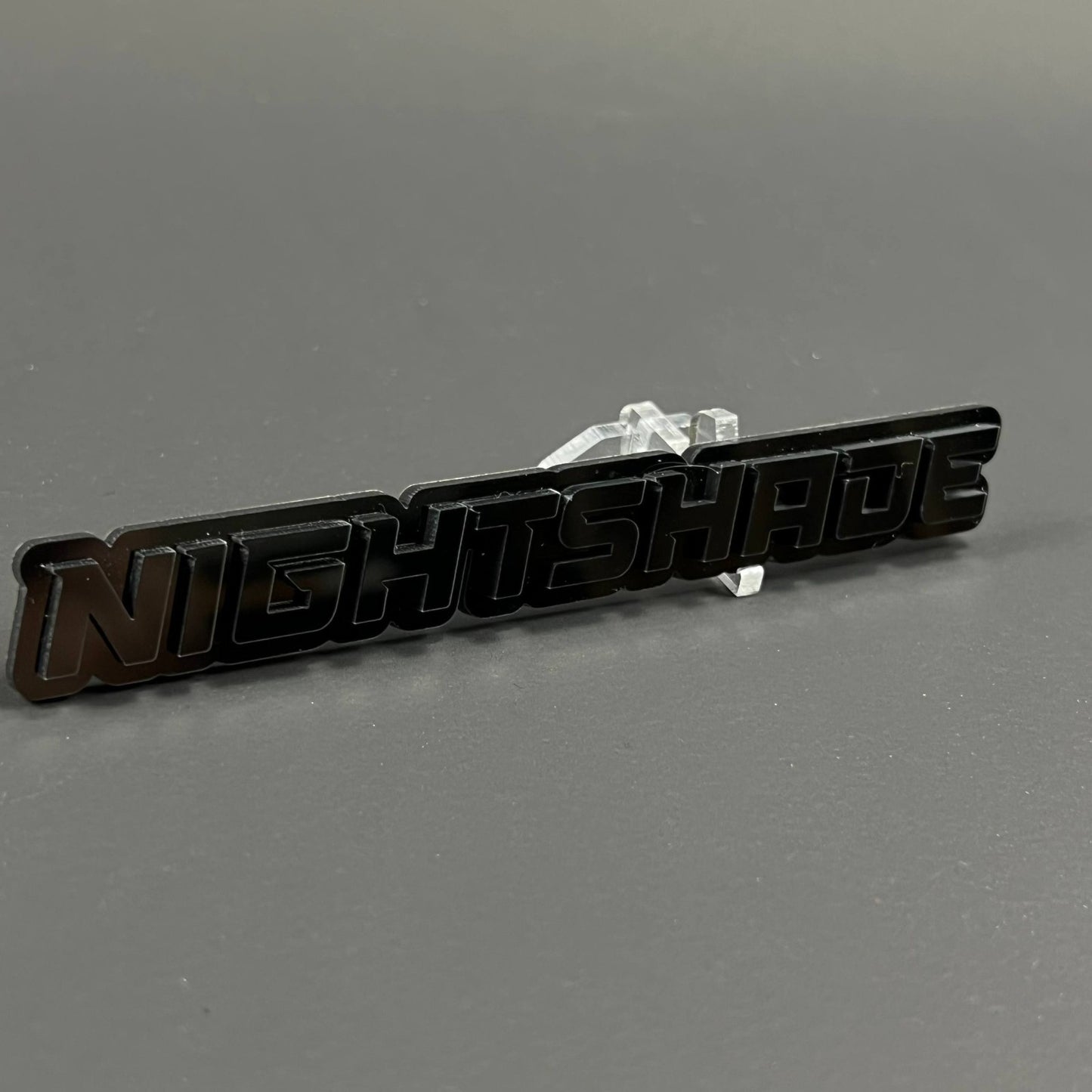 1PC NIGHTSHADE 3D Badge – Acrylic Fender Tailgate Trunk Car Truck Emblem Decal