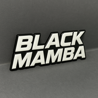 1PC BLACK MAMBA Emblem – Multicolor Acrylic Fender & Tailgate Badge