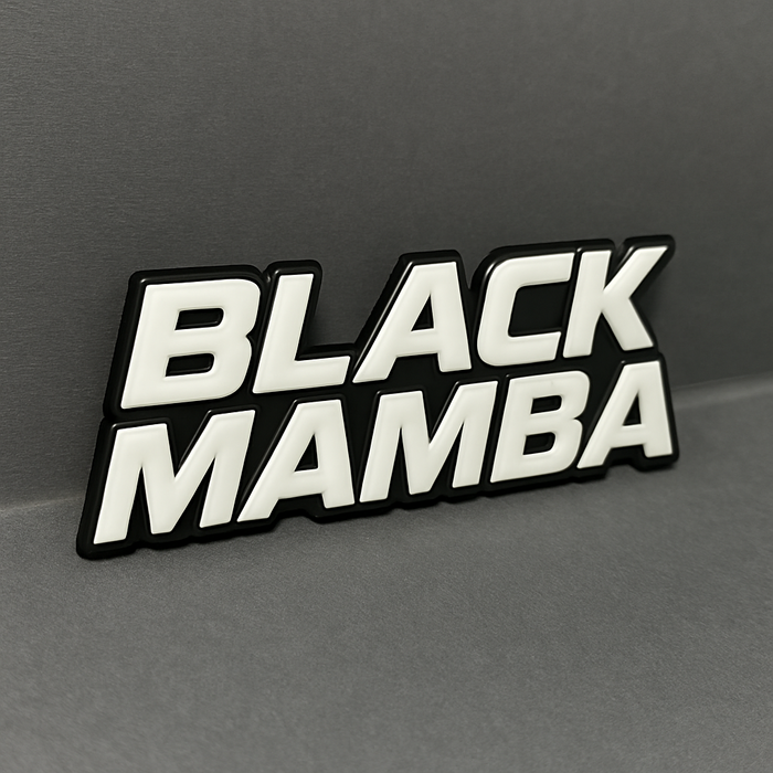 1PC BLACK MAMBA Emblem – Multicolor Acrylic Fender & Tailgate Badge