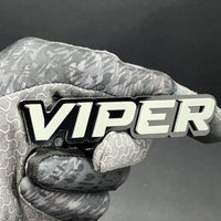 1PC VIPER Emblem – Acrylic Tailgate or Fender Badge for Car, SUV, Truck