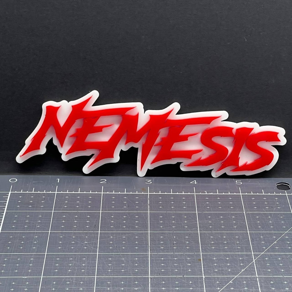 1PC NEMESIS Emblem – 3D Acrylic Multicolor Fender or Tailgate Car Badge Decal