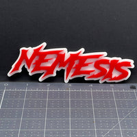 1PC NEMESIS Emblem – 3D Acrylic Multicolor Fender or Tailgate Car Badge Decal