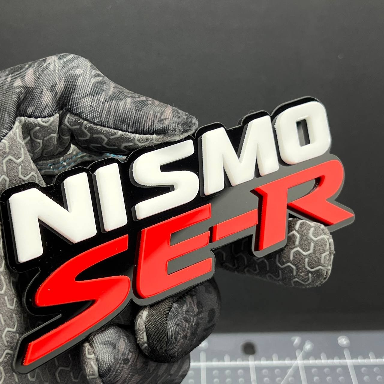 1PC NISMO SE-R Emblem – 3D Car Side Fender, Grille, or Trunk Badge Sticker Decal