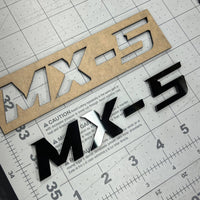 1PC Mazda MX-5 Emblem – Durable Acrylic Rear Trunk & Fender Car Badge