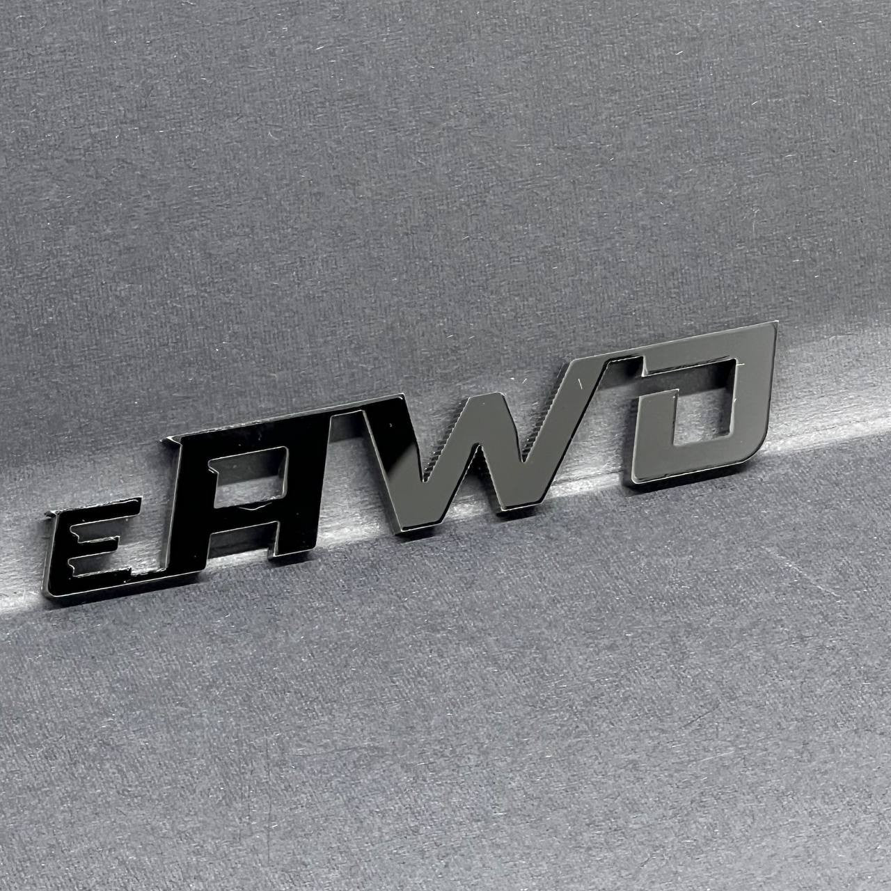 1pc e_AWD Rear Bumper Badge Emblem Logo
