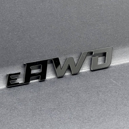 1pc e_AWD Rear Bumper Badge Emblem Logo