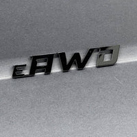 1pc e_AWD Rear Bumper Badge Emblem Logo