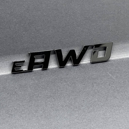 1pc e_AWD Rear Bumper Badge Emblem Logo
