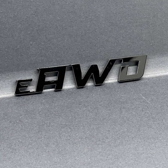 1pc e_AWD Rear Bumper Badge Emblem Logo