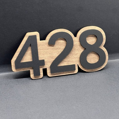 Door Custom 3D House Address Numbers – Laser Cut Door Sign Plaque
