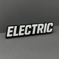 1PCS ELECTRIC 3D Emblems – Exterior Fender Badges for Car or SUV