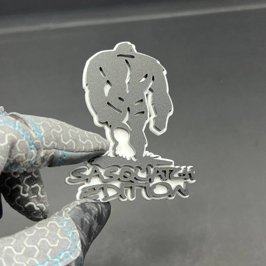 1PC SASQUATCH EDITION Emblem – 3D Acrylic Off-Road Badge for Truck SUV