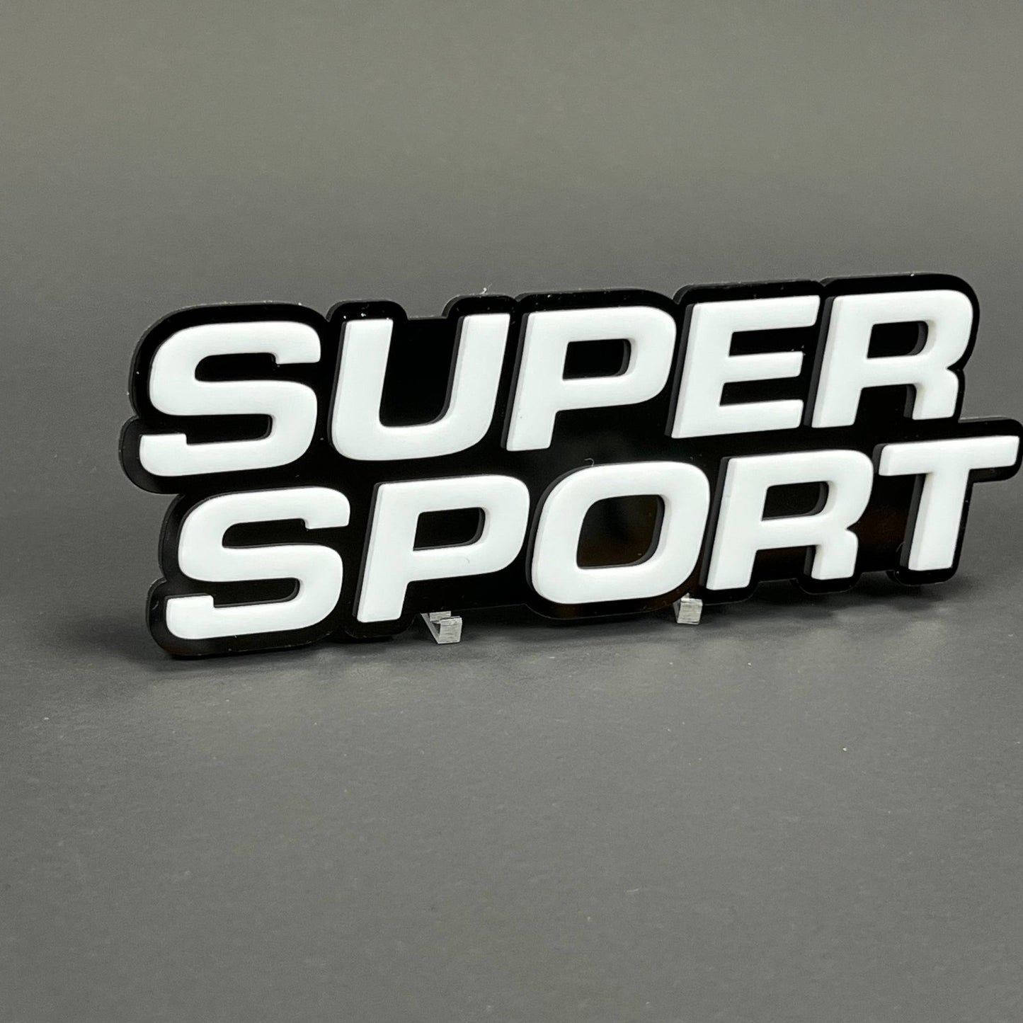 1PC SUPER SPORT 3D Badge – Acrylic Fender Tailgate Car Truck Sticker Decal