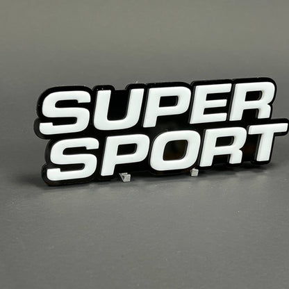 1PC SUPER SPORT 3D Badge – Acrylic Fender Tailgate Car Truck Sticker Decal