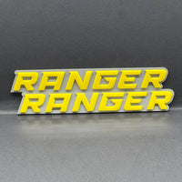 1PC RANGER Emblem – Durable 3D Acrylic Custom Car & Truck Decal