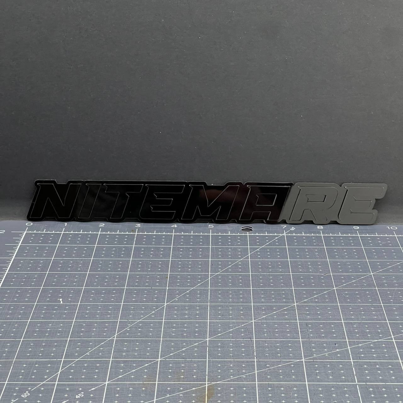 1PC NITEMARE Black 3D Emblem Custom Badge Sticker for Car SUV TRUCK
