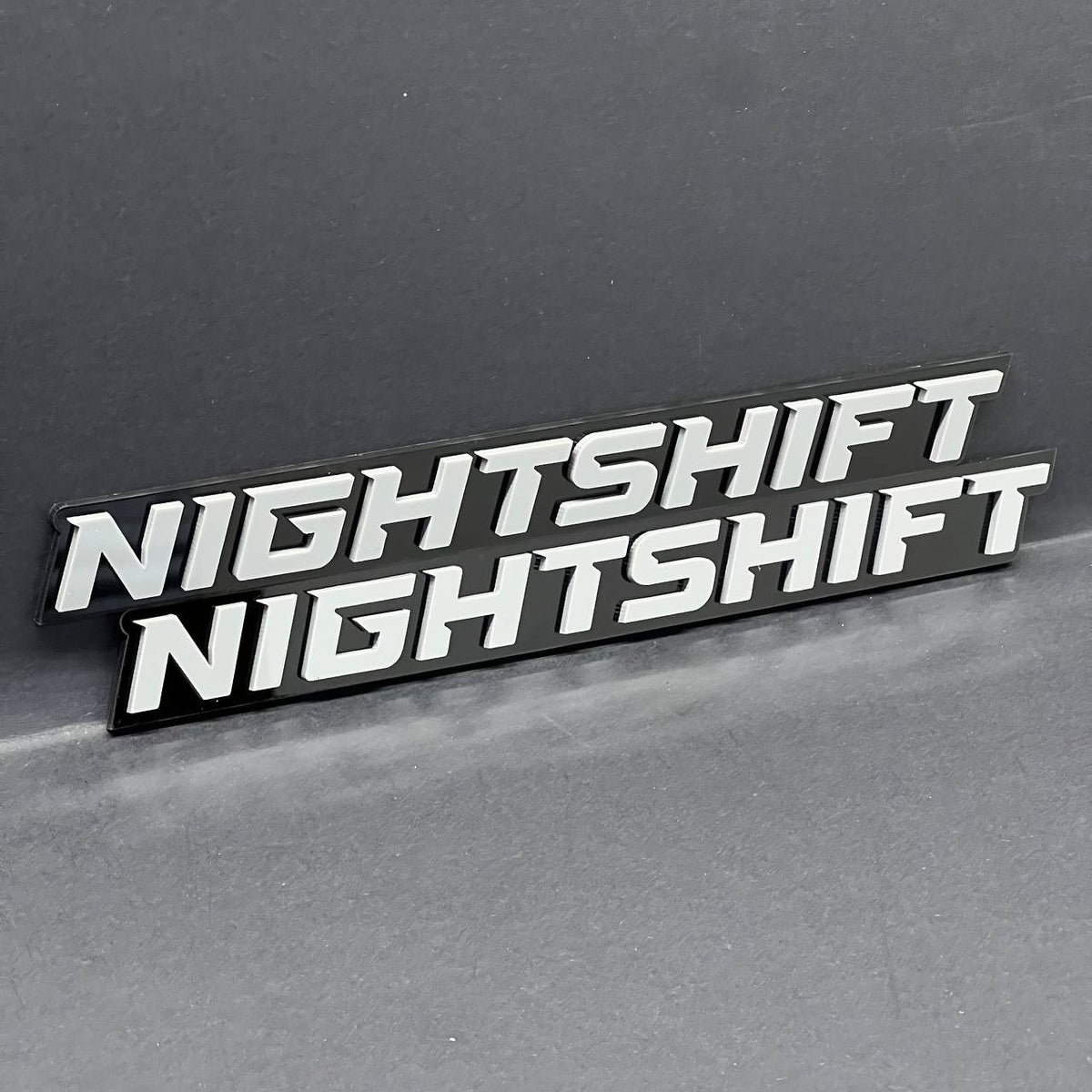 2pcs NIGHTSHIT Multicolor Emblems – NIGHTSHIT Fender Badges for NIGHTSHIT Emblem