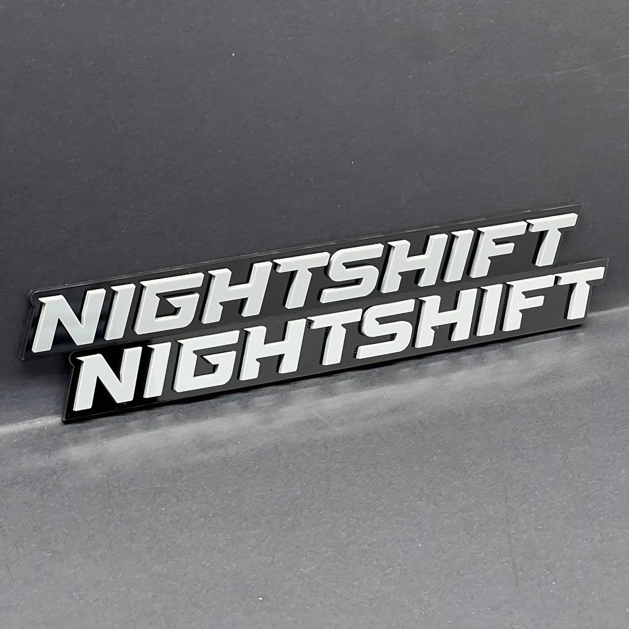 2pcs NIGHTSHIT Multicolor Emblems – NIGHTSHIT Fender Badges for NIGHTSHIT Emblem