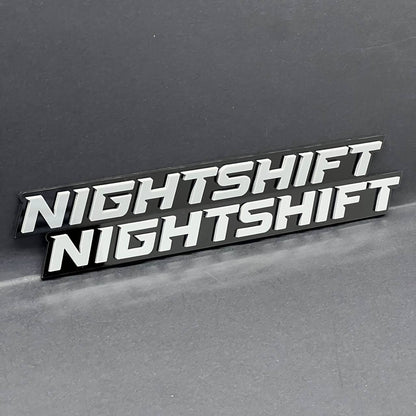 2pcs NIGHTSHIT Multicolor Emblems – NIGHTSHIT Fender Badges for NIGHTSHIT Emblem