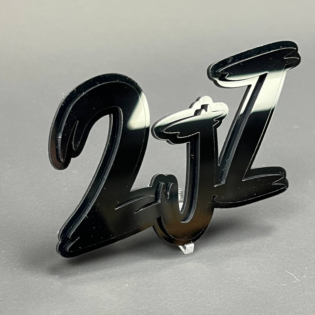 1PC 2JZ 3D Acrylic Badge – Car Truck Fender Tailgate Trunk Emblem Decal