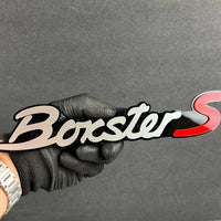 1PCS Boxster S Emblem – Premium 3D Multicolor Acrylic Car Exterior Badge