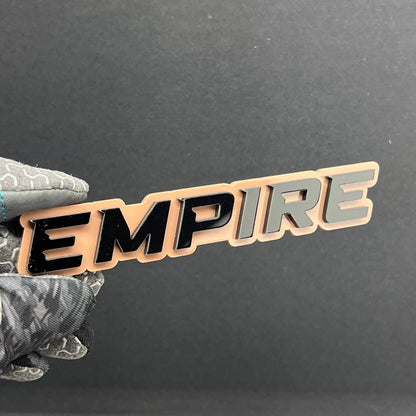 1PC EMPIRE Emblem – Multicolor 3D Acrylic Fender or Tailgate Car Badge Decal