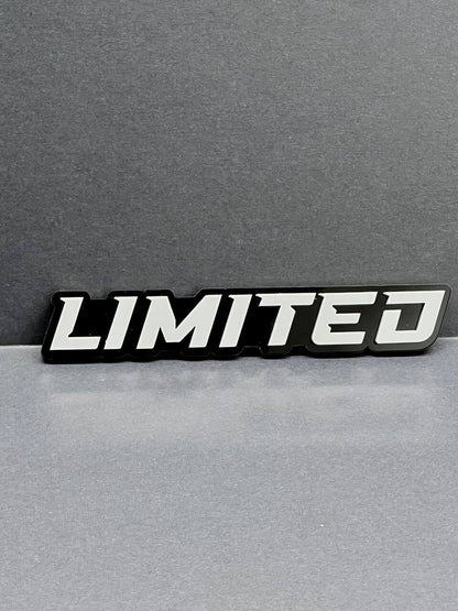 LIMITED Emblem Car/Truck, (2) BADGES, Fender Emblem  Agressive Raging