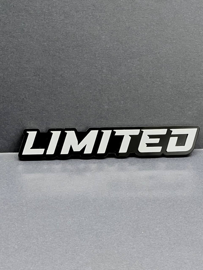 LIMITED Emblem Car/Truck, (2) BADGES, Fender Emblem  Agressive Raging