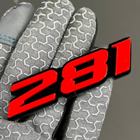 1PCS 281 Emblem Badge – 3D Acrylic Car Truck Fender Trunk Decal
