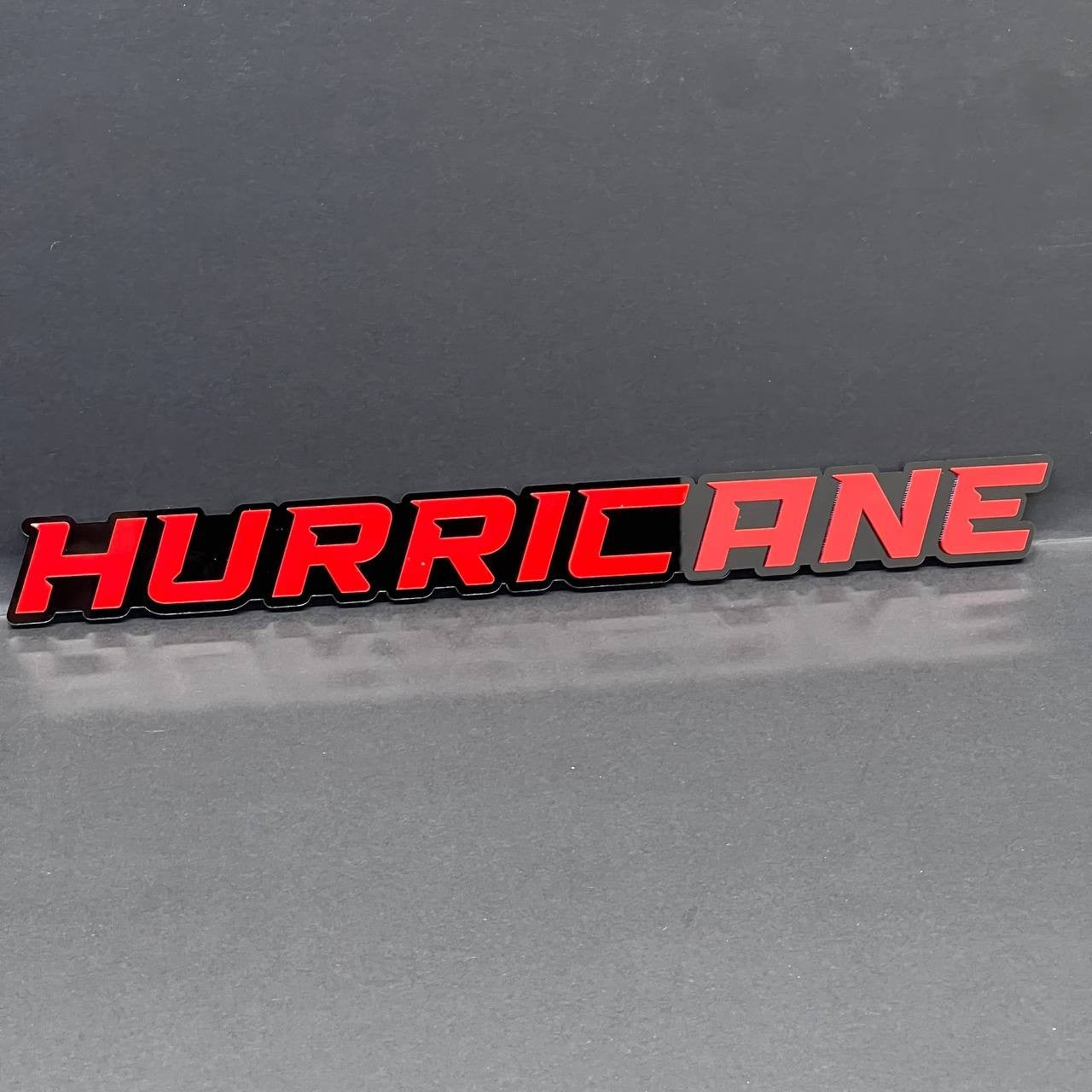 1PC HURRICANE 3D Emblem Multicolor Custom Badge Sticker for Car SUV TRUCK