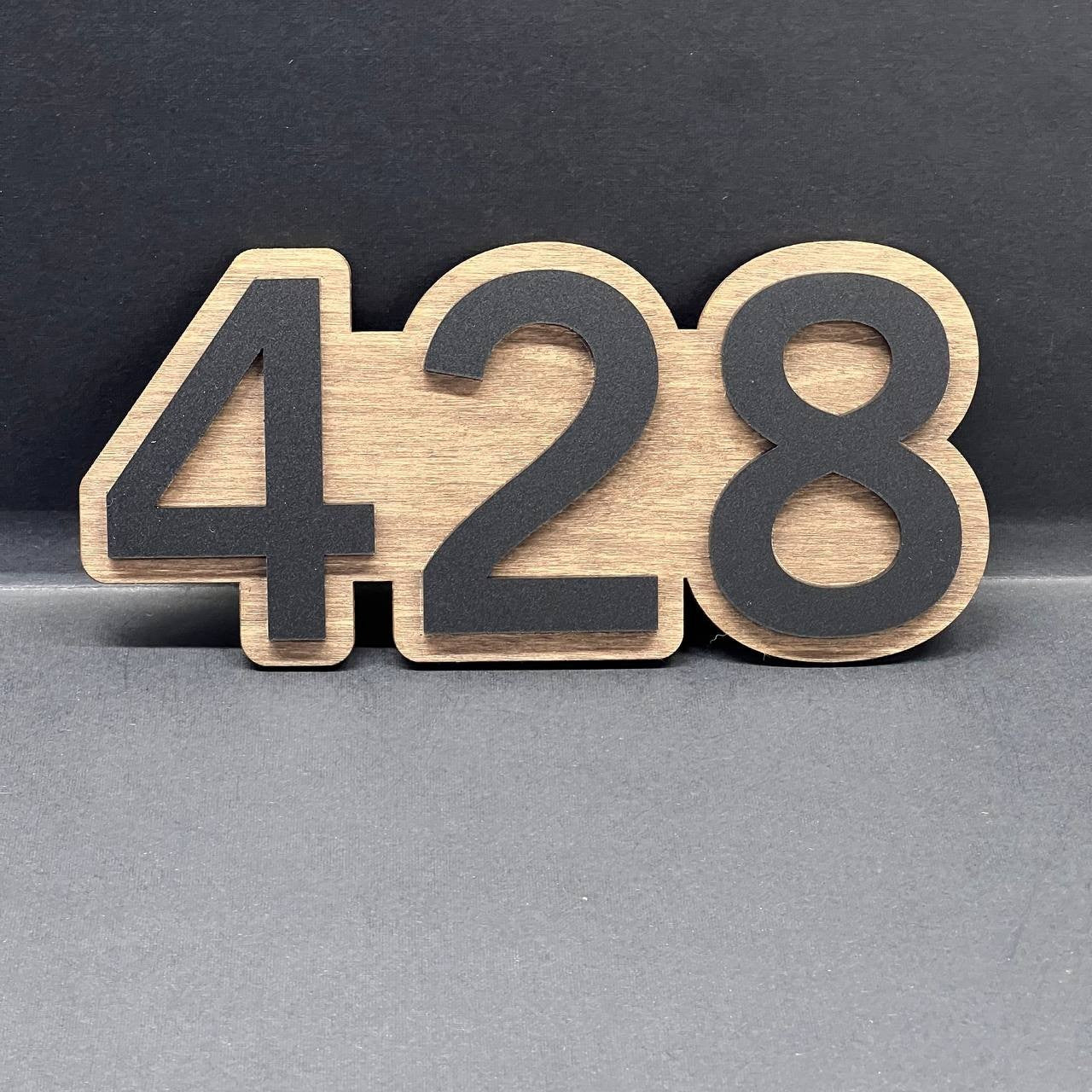 Door Custom 3D House Address Numbers – Laser Cut Door Sign Plaque