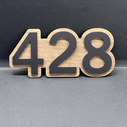 Door Custom 3D House Address Numbers – Laser Cut Door Sign Plaque