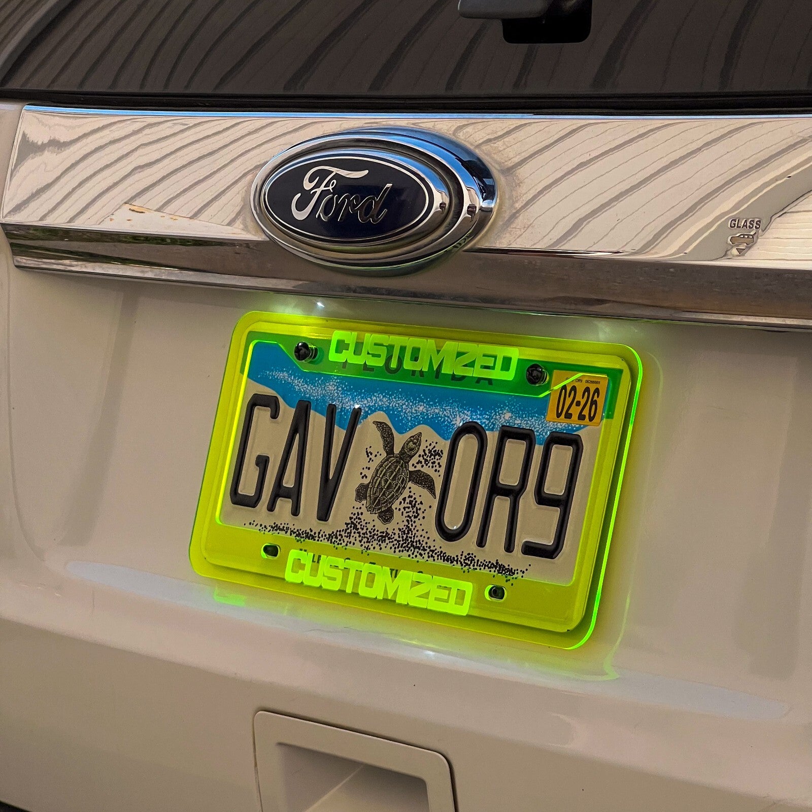 CUSTOM PERSONALIZED License Plate Frame COLOR CHOICE