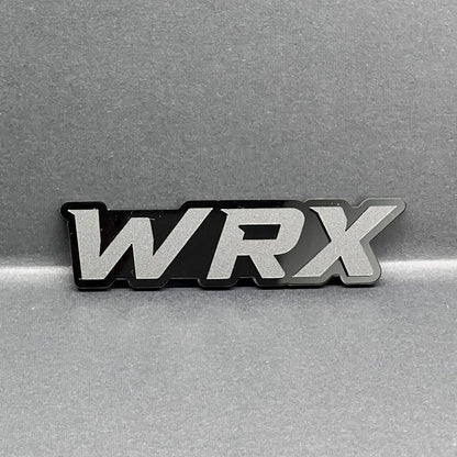 1pc WRX Black Black Mate Emblems WRX Side Fender Badge for WRX Emblem