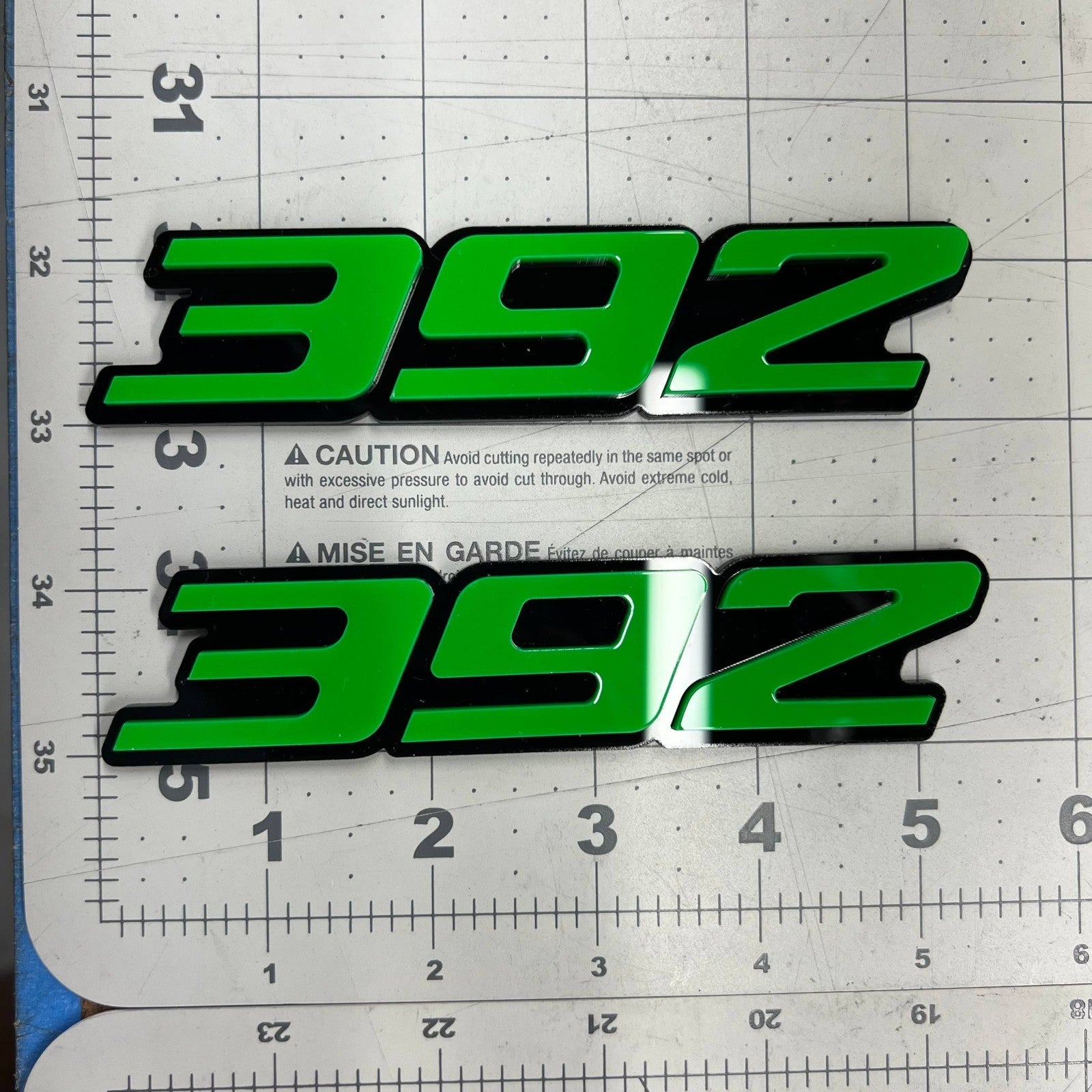 392 3D Emblems – Pair of Acrylic Side Fender Badges for Muscle Cars (2PCS)