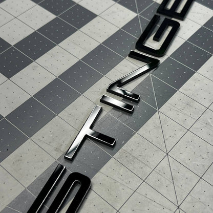 1PC STINGER Black Emblem – 3D Acrylic Fender or Trunk Badge for KIA STINGER