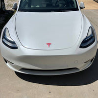 2PCS Tesla 3D Emblems – Multicolor Acrylic Badges for Car & SUV