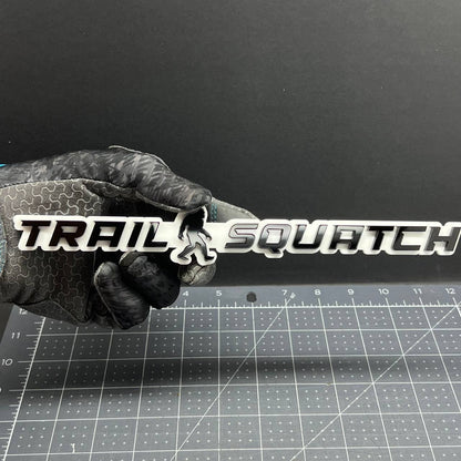 1PC Sasquatch Trail Emblem Durable Multicolor Acrylic Car Truck Fender Tailgate