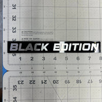 1PC Black Edition Emblem – Custom 3D Acrylic Multicolor Car & Fender Badge