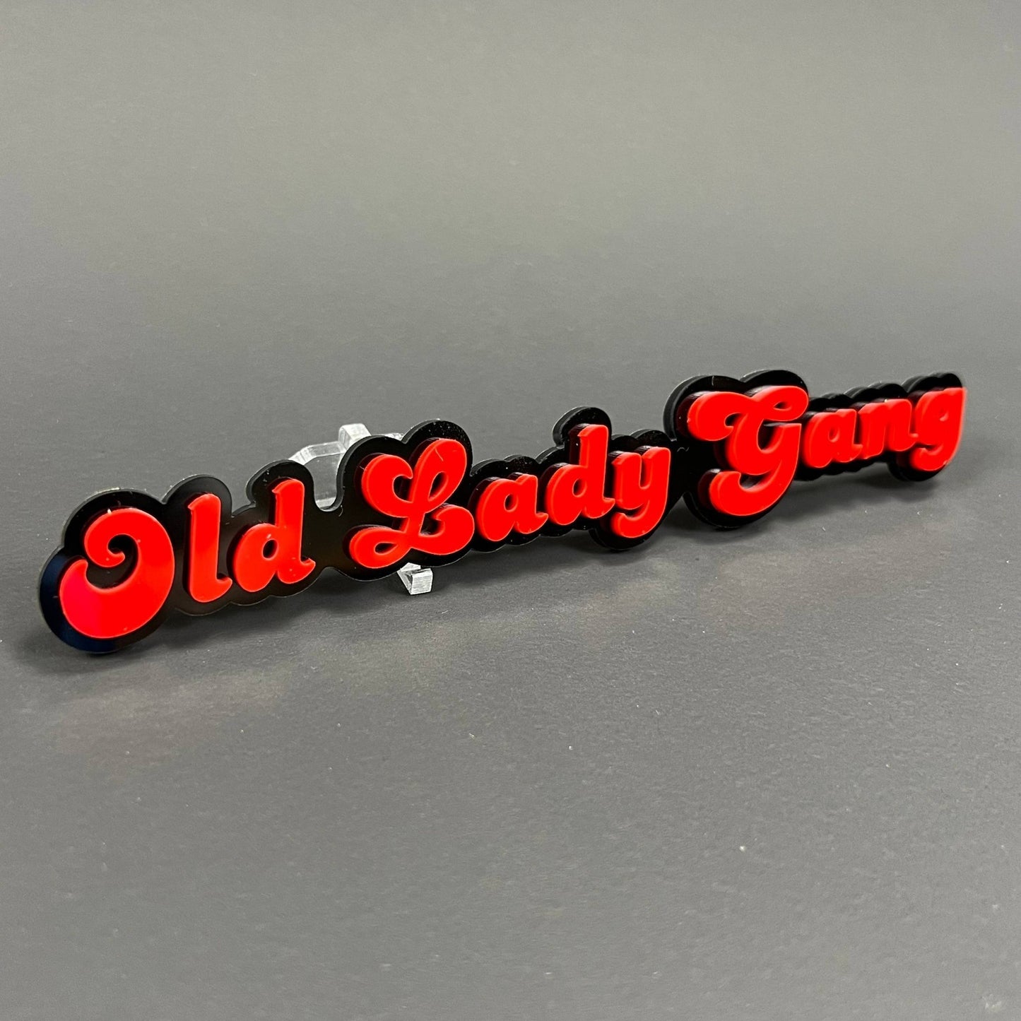 1PC OLD BABY GANG 3D Badge – Acrylic Fender Tailgate Car Truck Sticker Decal